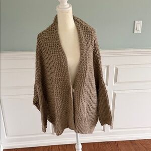 Free People Tan Knit Women's Cardigan